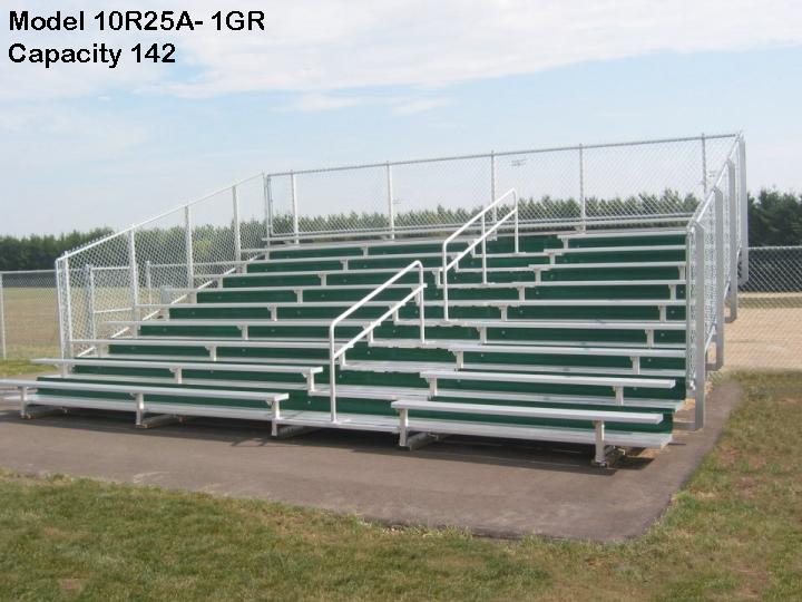 aluminum outdoor bleacher ohio michigan indiana pennsylvania
