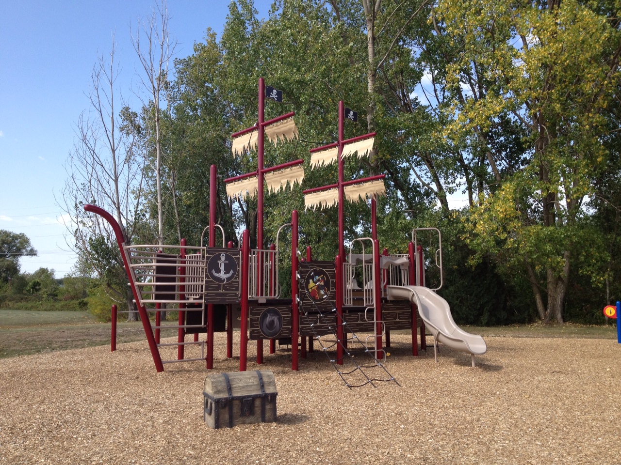 Pirate Ship Playground Structure Design With Custom Panels