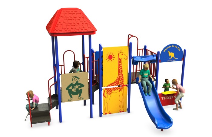 Zoo Play Structure Design With Custom Panels