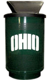 Outdoor Trash Receptacle