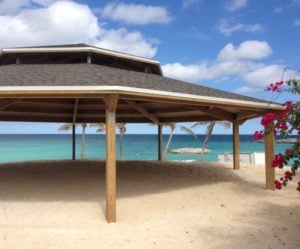 beach lw octagon shelter